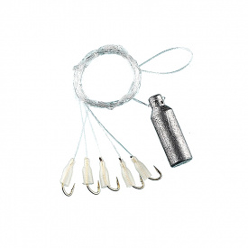 Fladen Hjälmarskräcken w. Eco-sinker, 5 Hooks