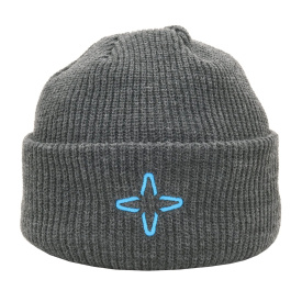 AAVA Nordic Star Knitted Beanie Grey