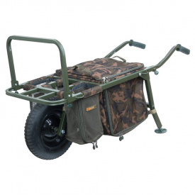 Fox FX Explorer Barrow & Camo Lite Bag Inc 2 Straps & Mesh Bags