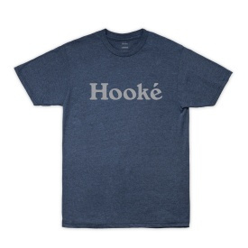 Hooke Original Tee Indigo Black Heather - S