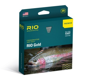 RIO Premier Gold Fly Line Float Moss/Gold