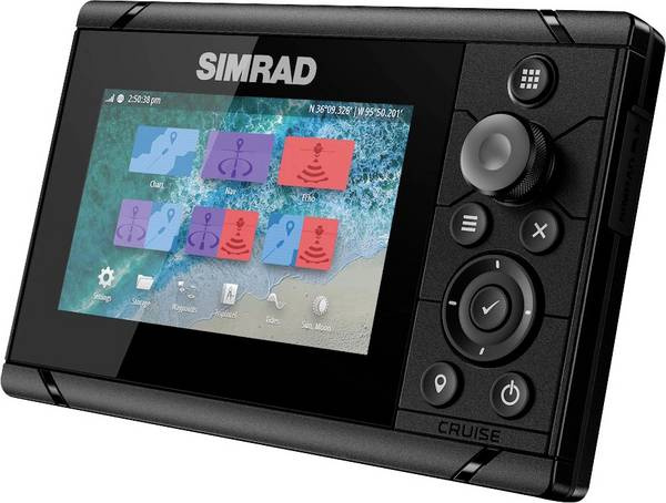 Simrad Cruise-5, ROW Base Chart, 83/200 XDCR