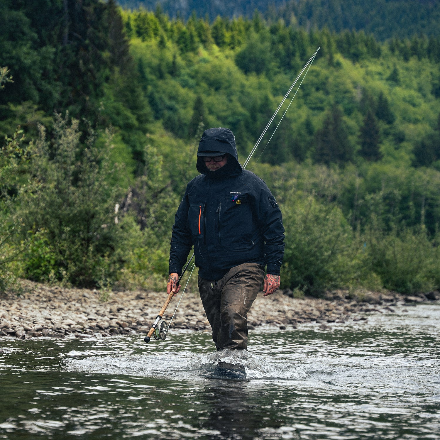 Grundéns Portal Gore-Tex® Wading Jacket Black