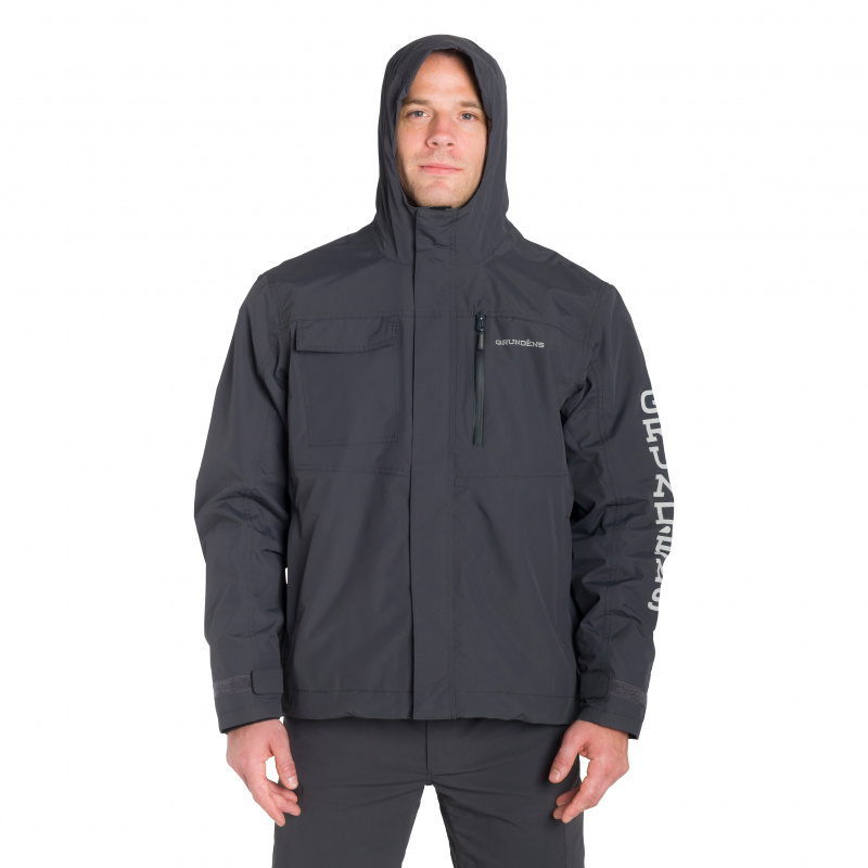 Grundens dark and top stormy jacket