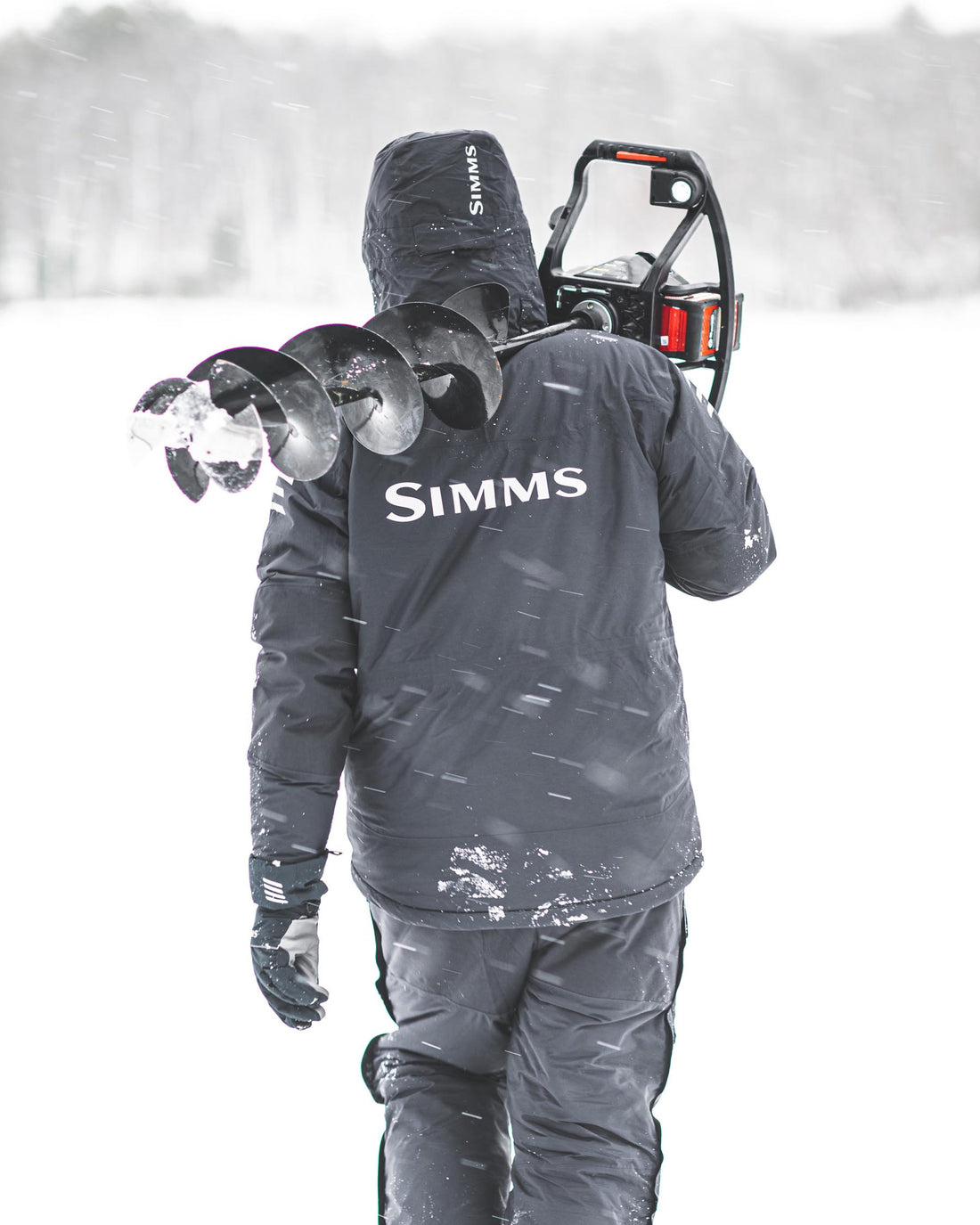 Simms challenger outlet windbloc hooded jacket