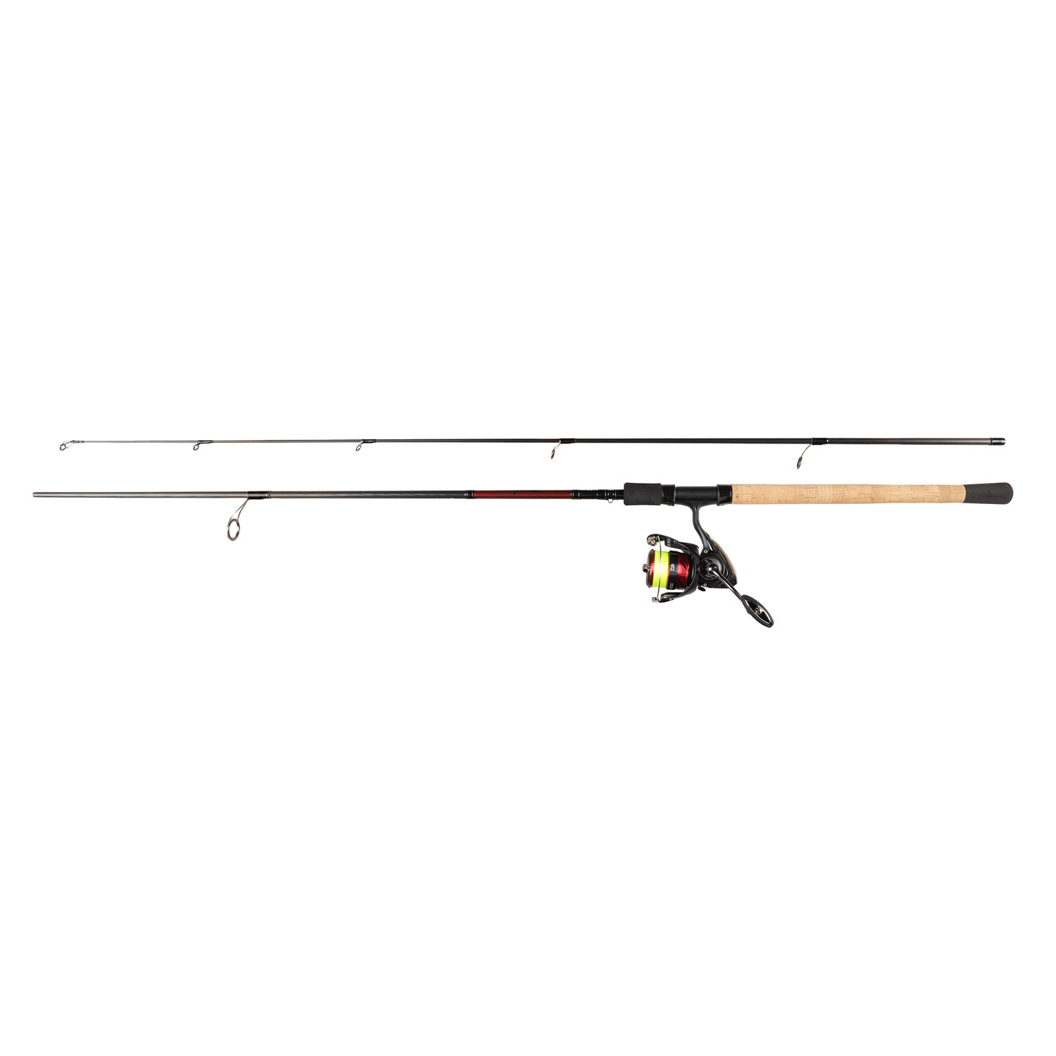 Daiwa Ninja spinning set with prespooled braid