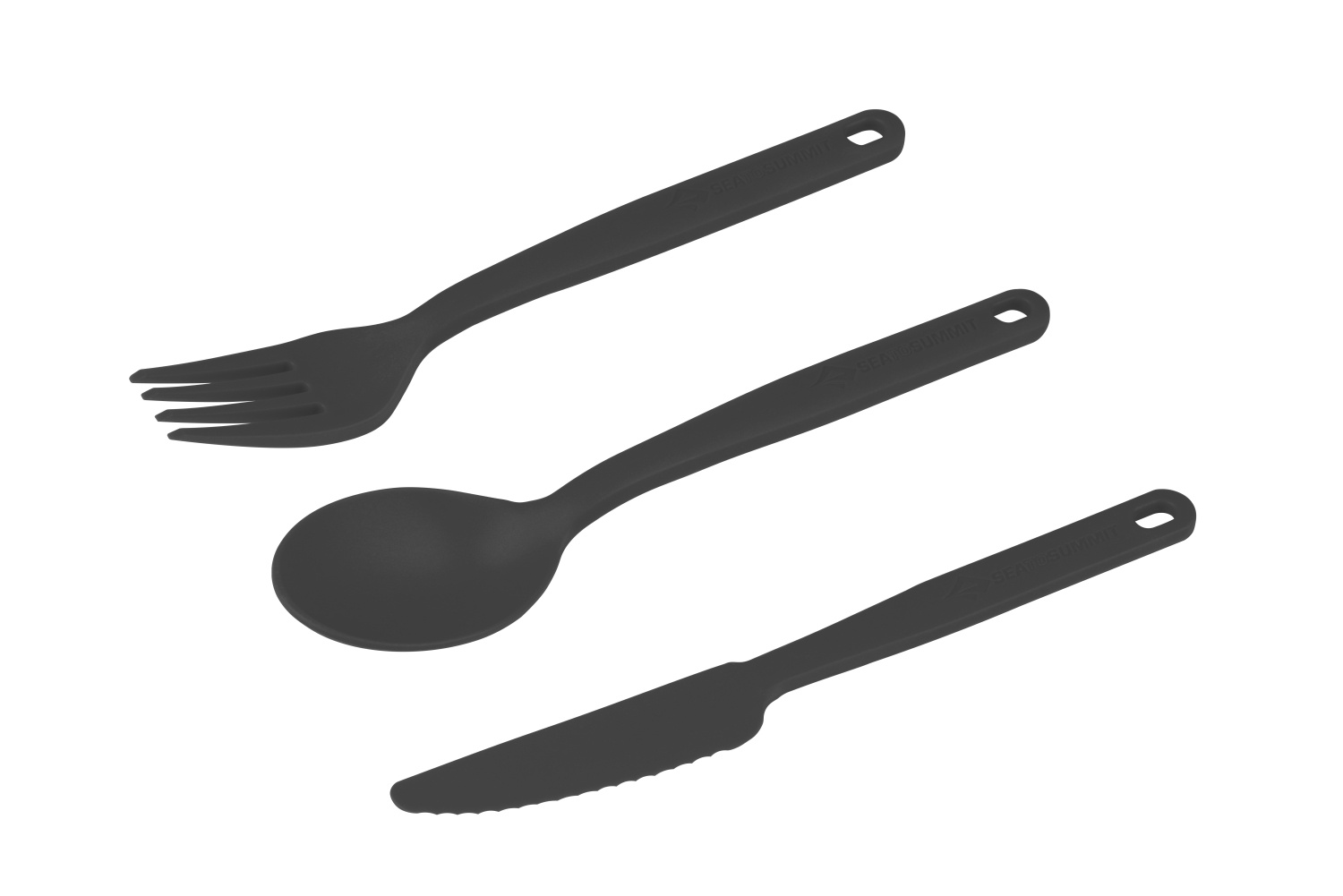 Sea To Summit Cutlery Polypropylen Cutleryset Charcoal