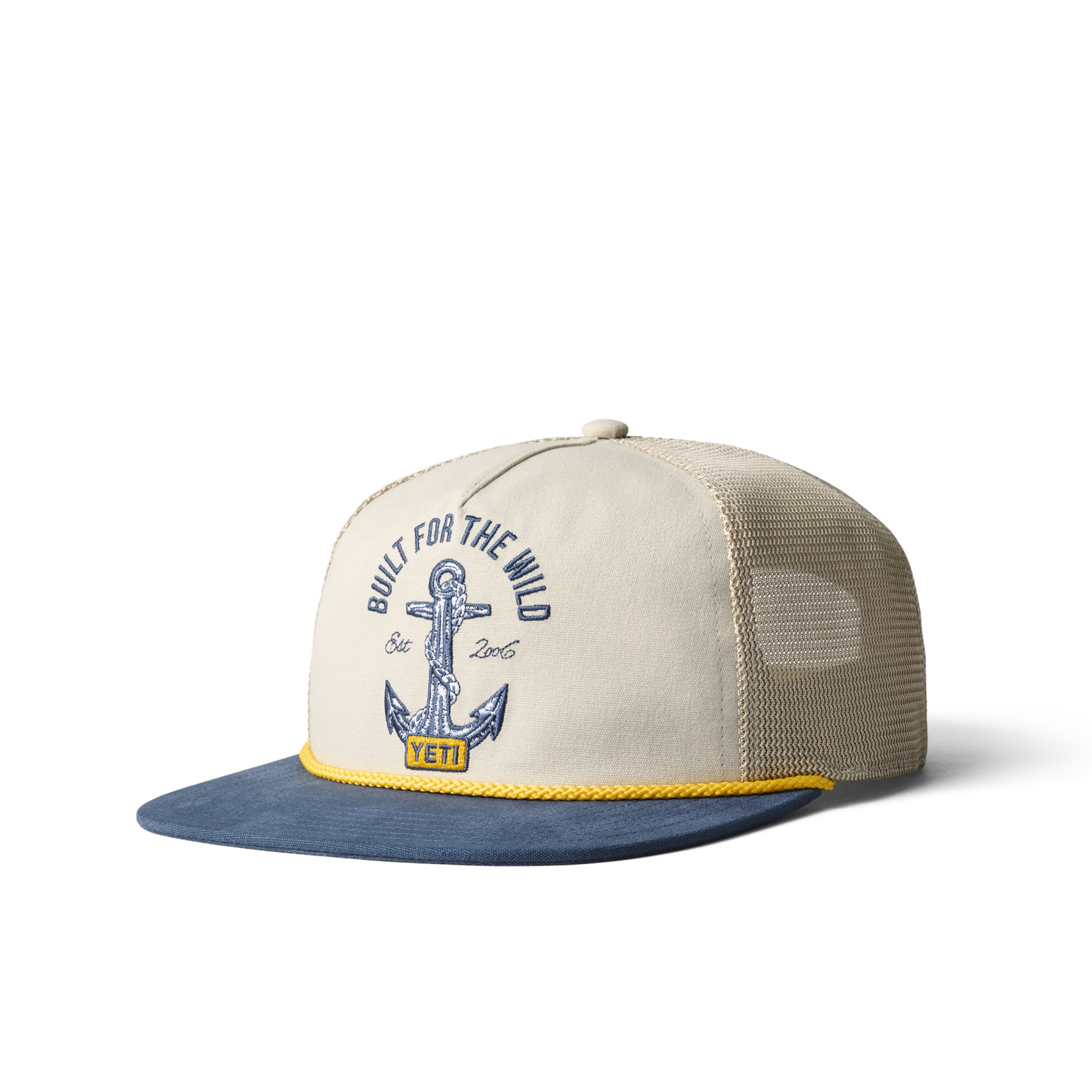 Yeti Open Seas Rope Trucker Cap Deep Tan/Navy